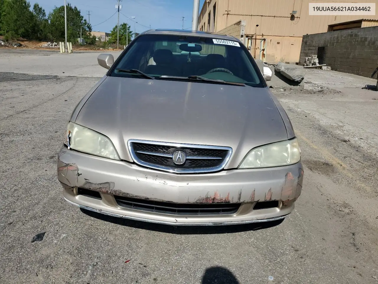 2001 Acura 3.2Tl VIN: 19UUA56621A034462 Lot: 55503115