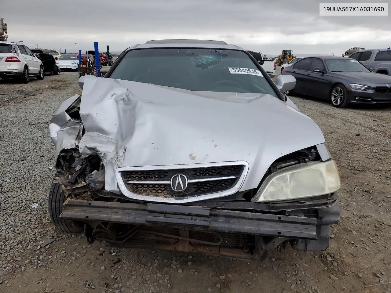 2001 Acura 3.2Tl VIN: 19UUA567X1A031690 Lot: 55849645