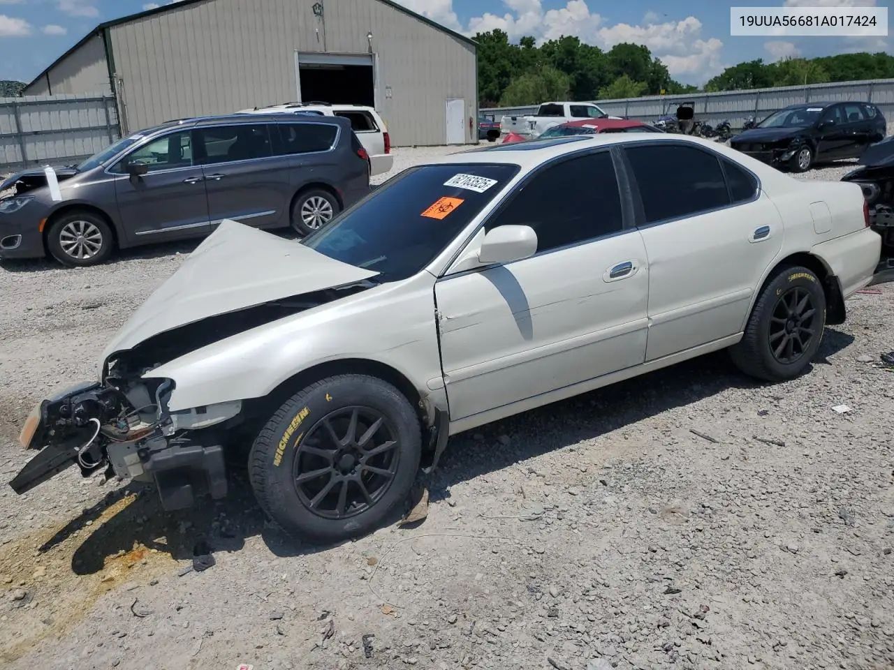 2001 Acura 3.2Tl VIN: 19UUA56681A017424 Lot: 62163525