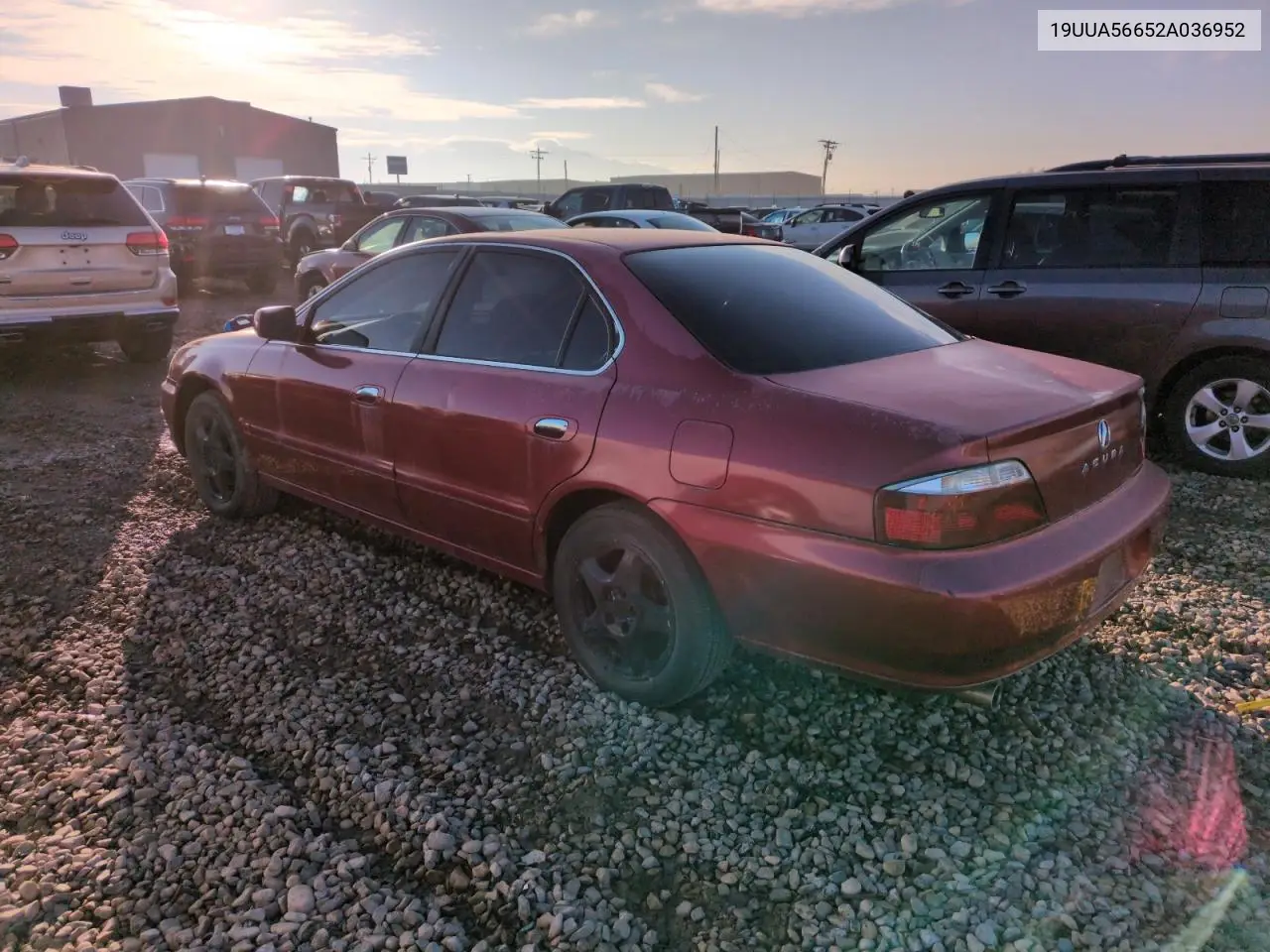 2002 Acura 3.2Tl VIN: 19UUA56652A036952 Lot: 46386075