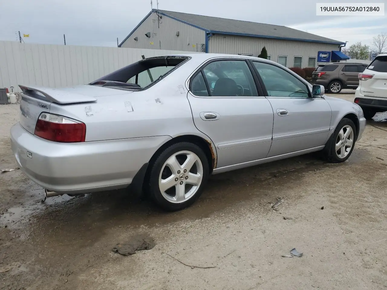 2002 Acura 3.2Tl VIN: 19UUA56752A012840 Lot: 52287945