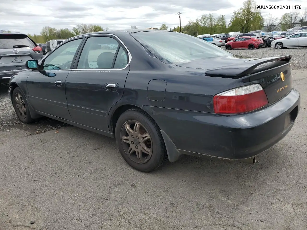 2002 Acura 3.2Tl VIN: 19UUA566X2A011478 Lot: 52616035