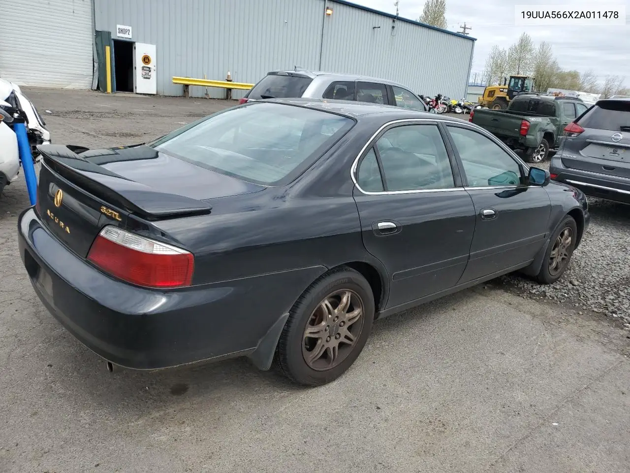 2002 Acura 3.2Tl VIN: 19UUA566X2A011478 Lot: 52616035