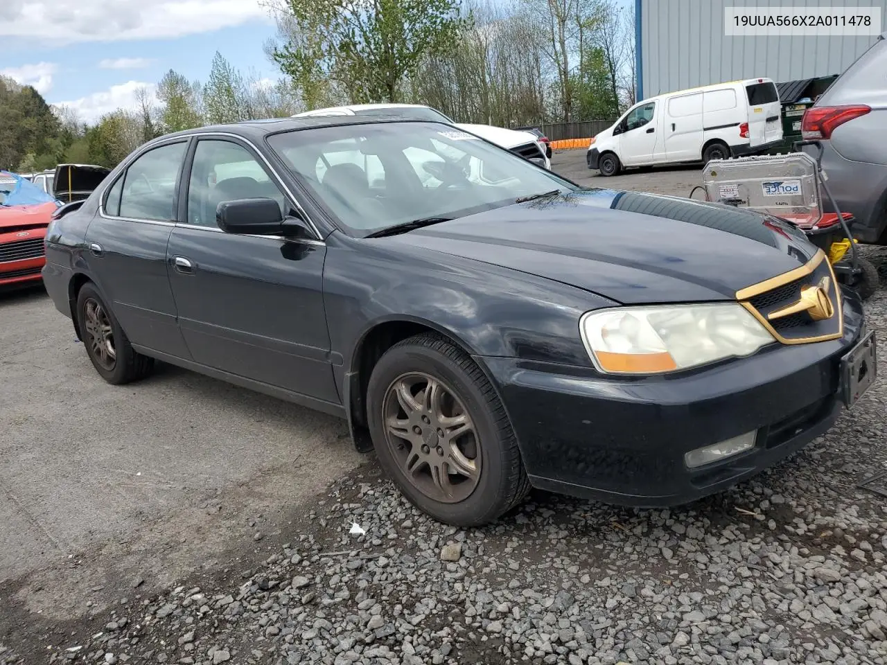 2002 Acura 3.2Tl VIN: 19UUA566X2A011478 Lot: 52616035