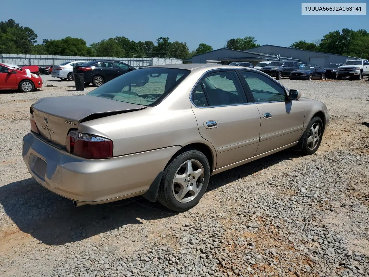 2002 Acura 3.2Tl VIN: 19UUA56692A053141 Lot: 52702925