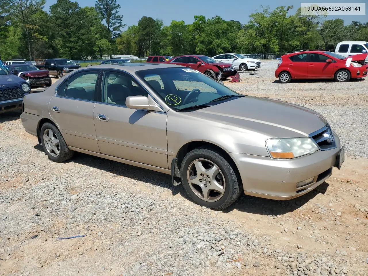 2002 Acura 3.2Tl VIN: 19UUA56692A053141 Lot: 52702925