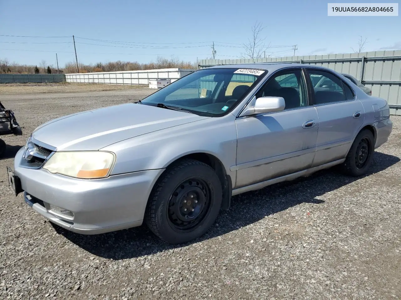 2002 Acura 3.2Tl VIN: 19UUA56682A804665 Lot: 54223465