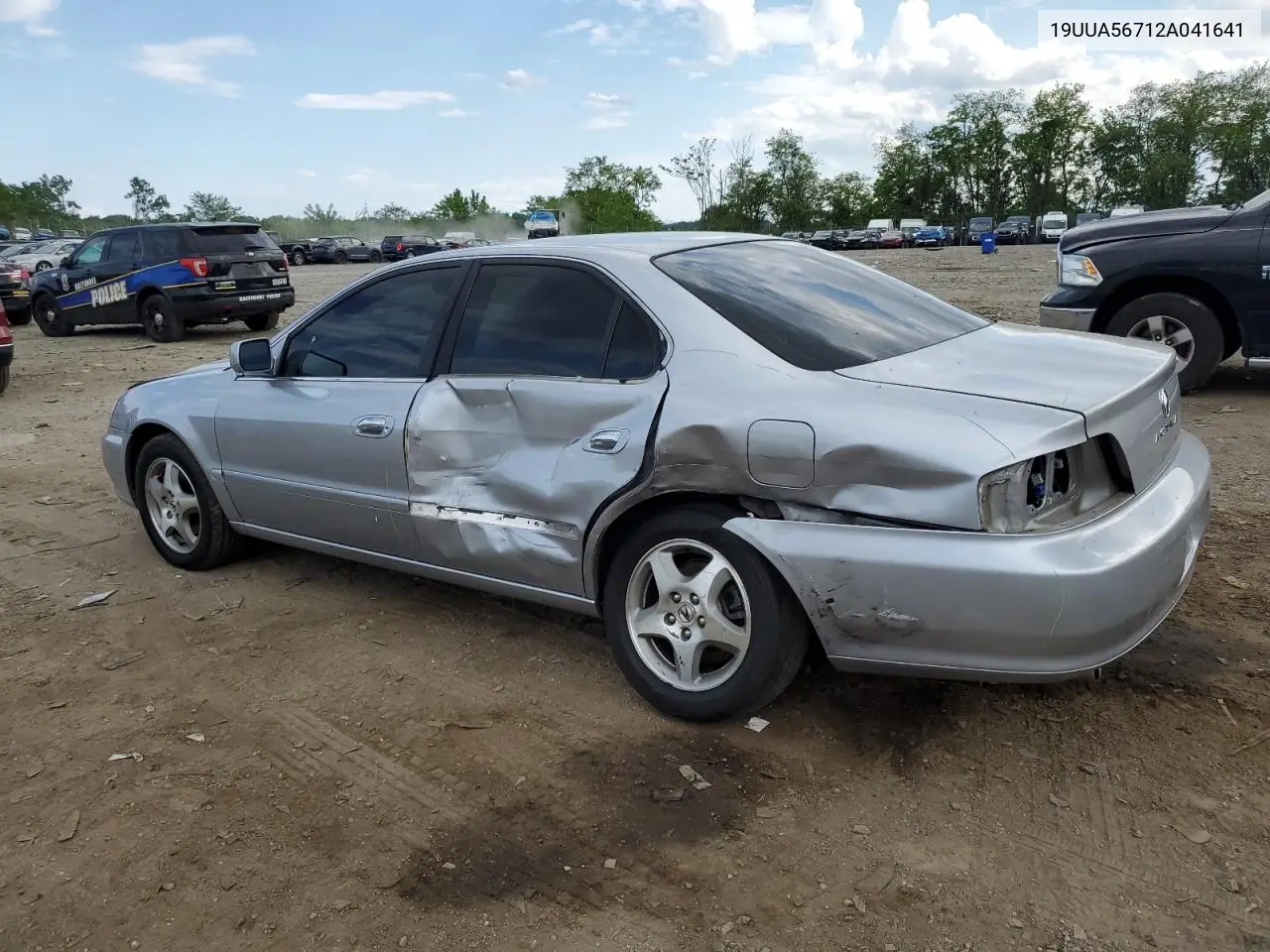 2002 Acura 3.2Tl VIN: 19UUA56712A041641 Lot: 55843335