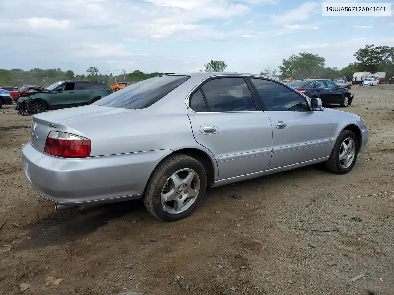 2002 Acura 3.2Tl VIN: 19UUA56712A041641 Lot: 55843335