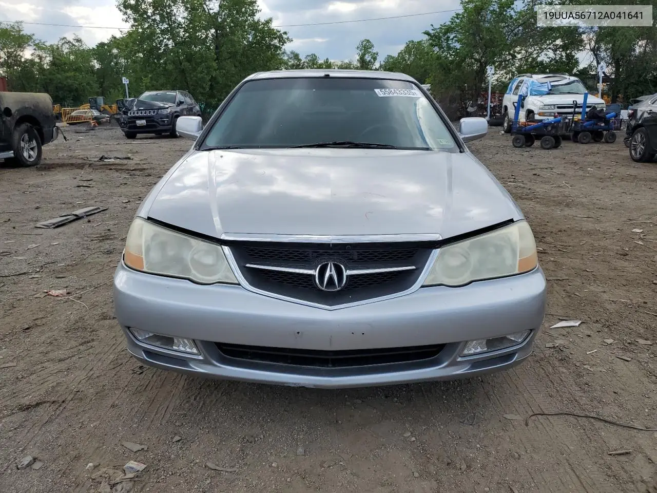 2002 Acura 3.2Tl VIN: 19UUA56712A041641 Lot: 55843335