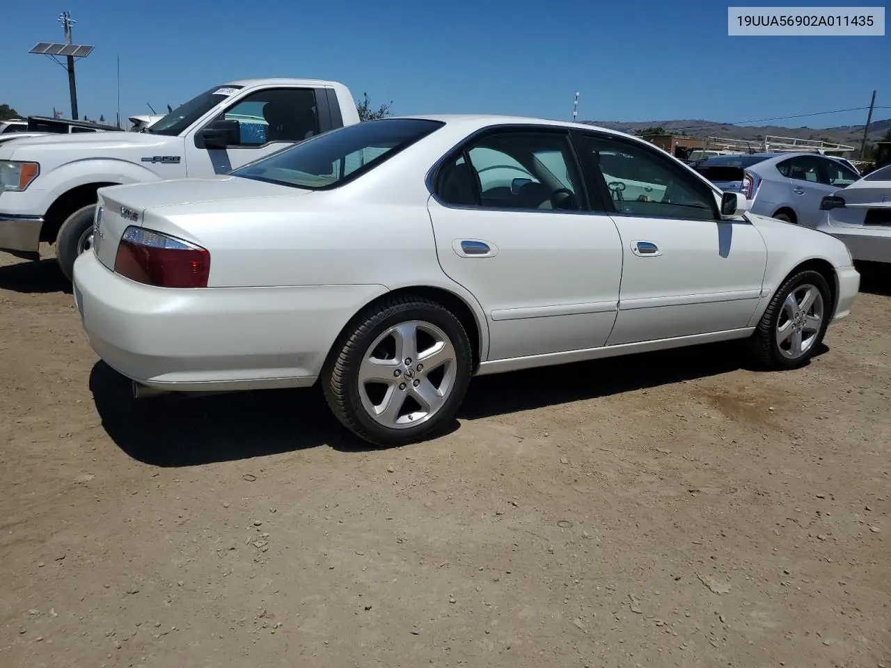 2002 Acura 3.2Tl Type-S VIN: 19UUA56902A011435 Lot: 56159135