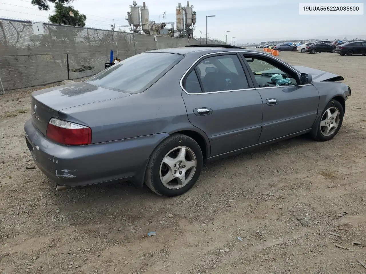 2002 Acura 3.2Tl VIN: 19UUA56622A035600 Lot: 56251425