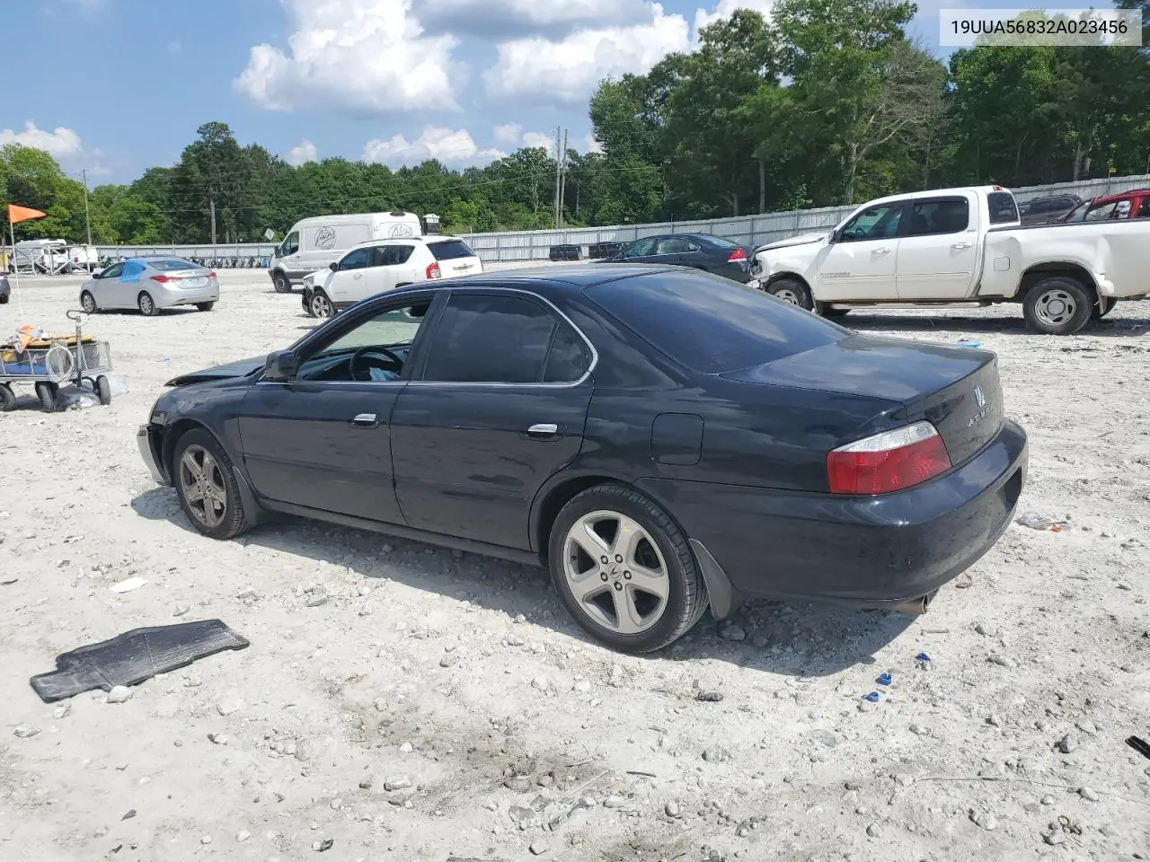2002 Acura 3.2Tl Type-S VIN: 19UUA56832A023456 Lot: 56476785