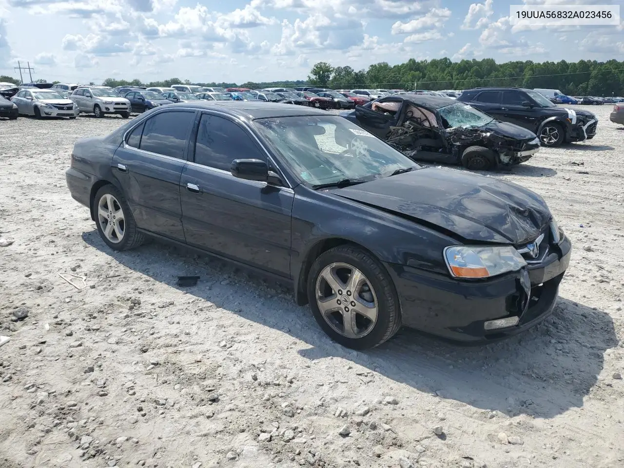 2002 Acura 3.2Tl Type-S VIN: 19UUA56832A023456 Lot: 56476785
