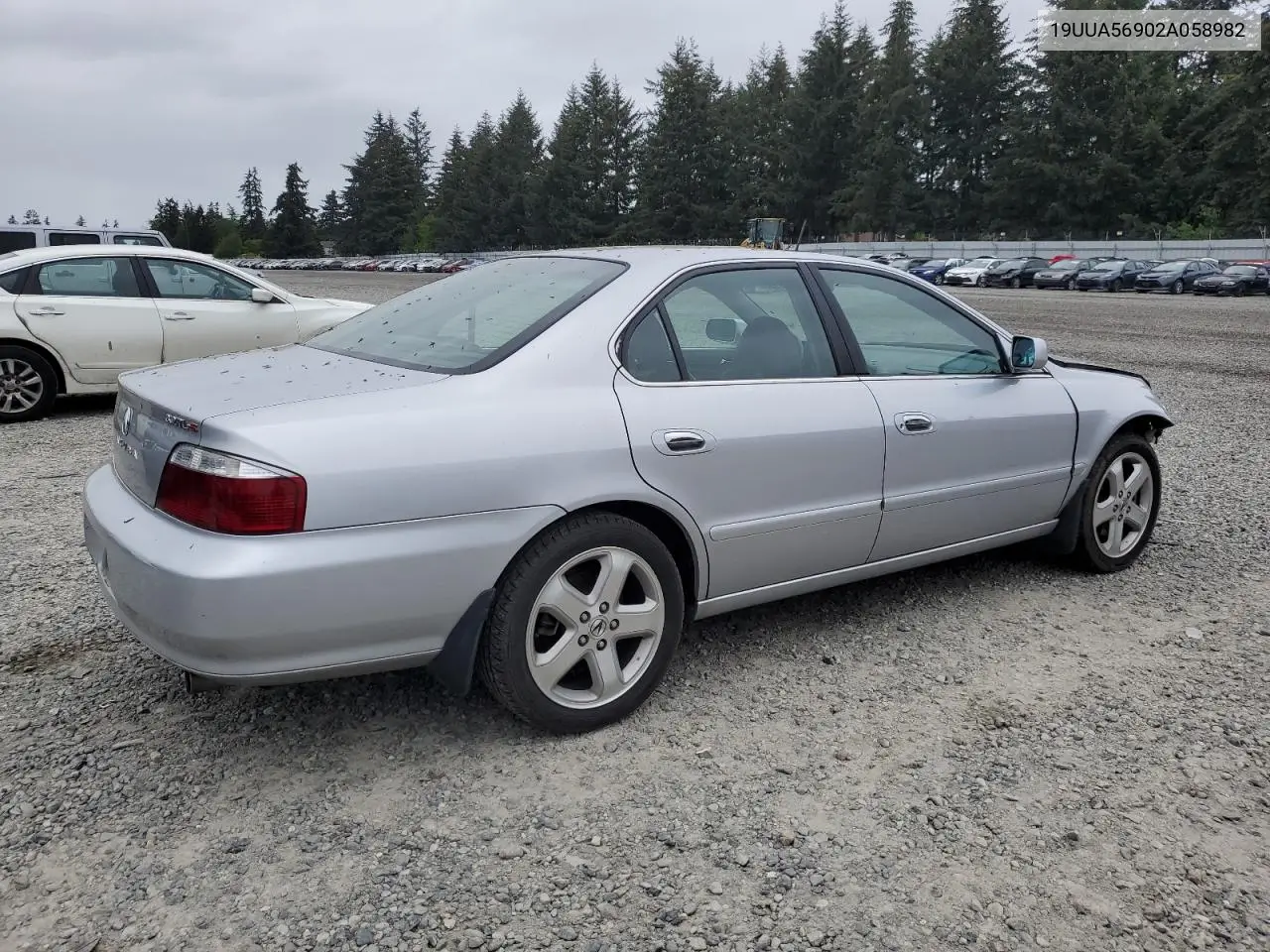 2002 Acura 3.2Tl Type-S VIN: 19UUA56902A058982 Lot: 57088105