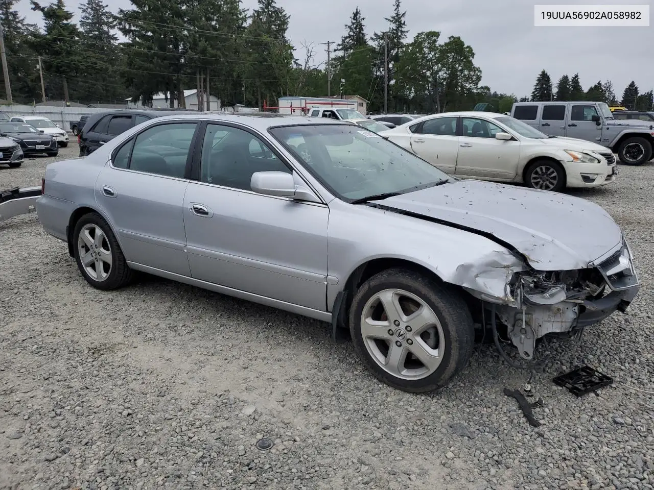 2002 Acura 3.2Tl Type-S VIN: 19UUA56902A058982 Lot: 57088105