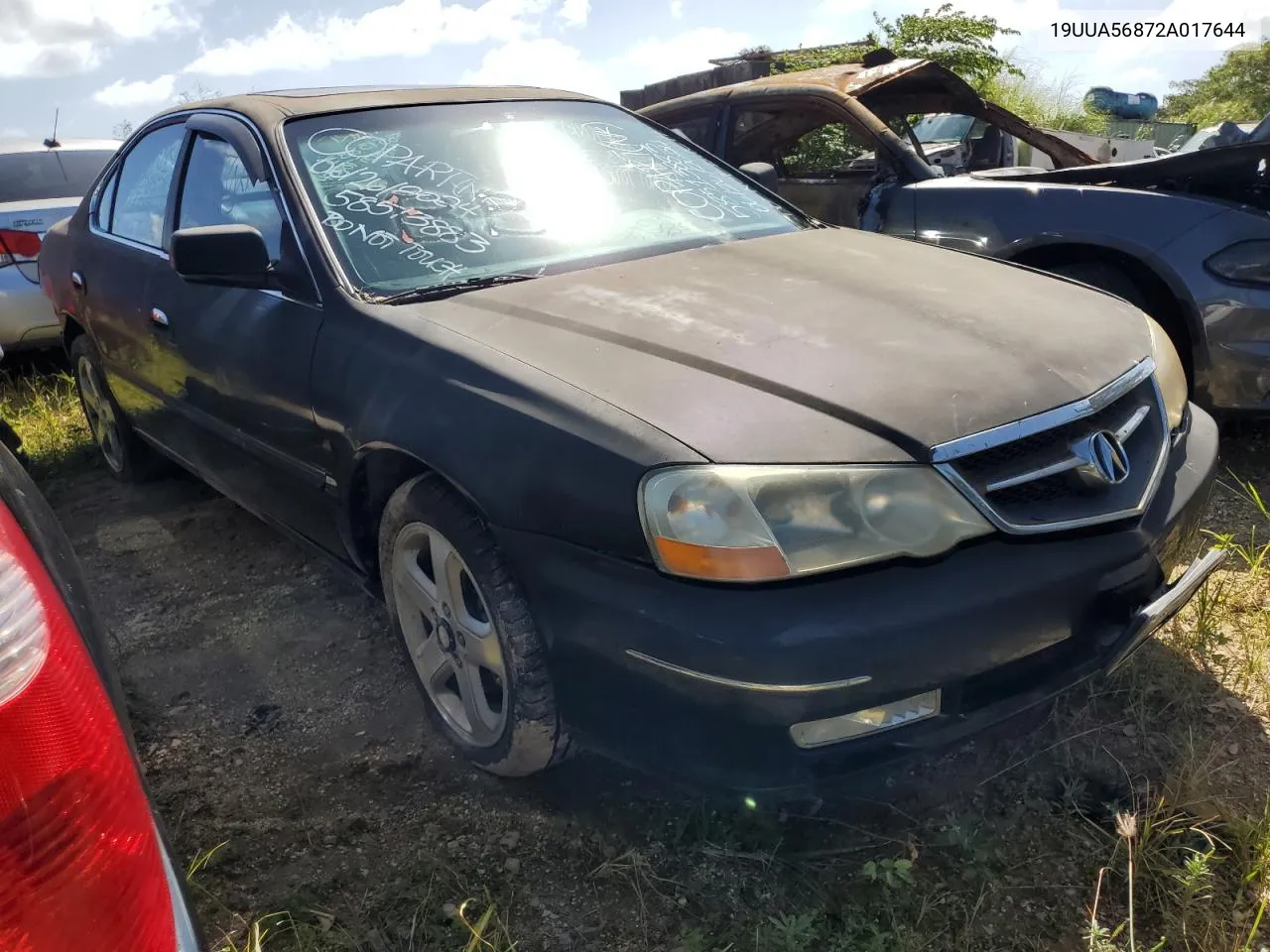 2002 Acura 3.2Tl Type-S VIN: 19UUA56872A017644 Lot: 58513883