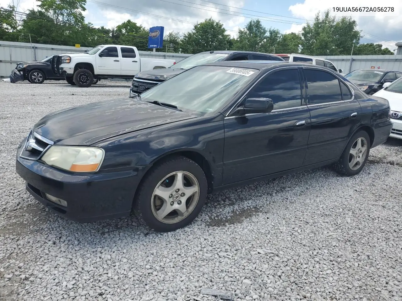 2002 Acura 3.2Tl VIN: 19UUA56672A056278 Lot: 59006905