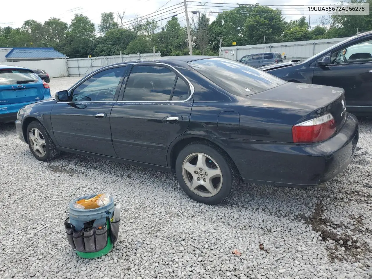 2002 Acura 3.2Tl VIN: 19UUA56672A056278 Lot: 59006905