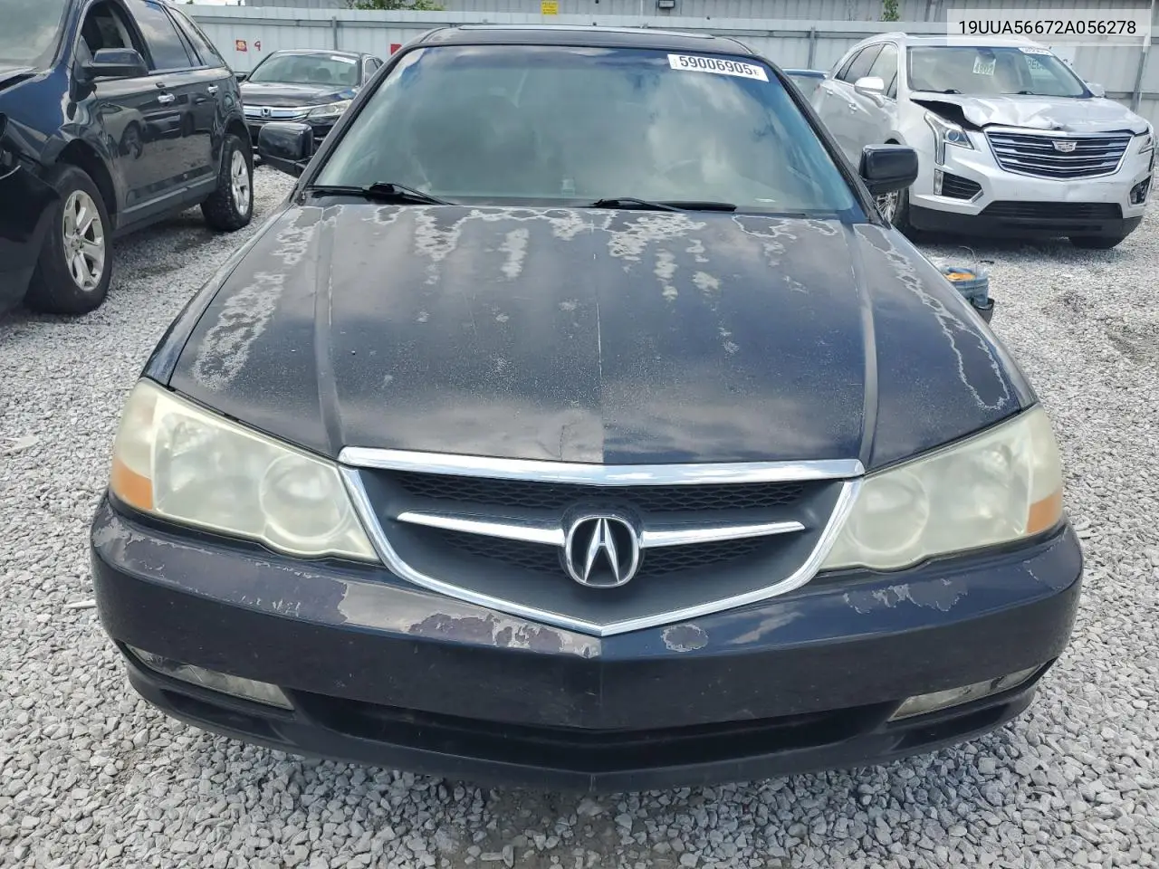 2002 Acura 3.2Tl VIN: 19UUA56672A056278 Lot: 59006905