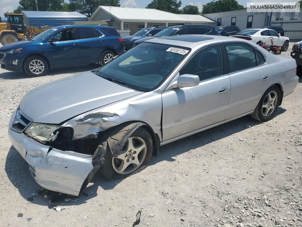 2002 Acura 3.2Tl VIN: 19UUA56642A049837 Lot: 60558125