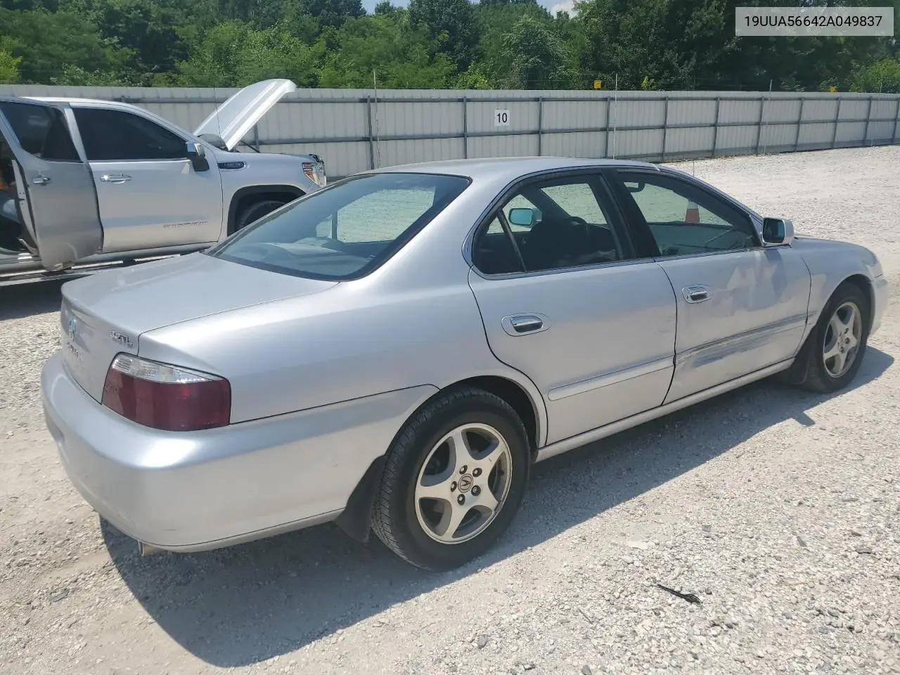 2002 Acura 3.2Tl VIN: 19UUA56642A049837 Lot: 60558125