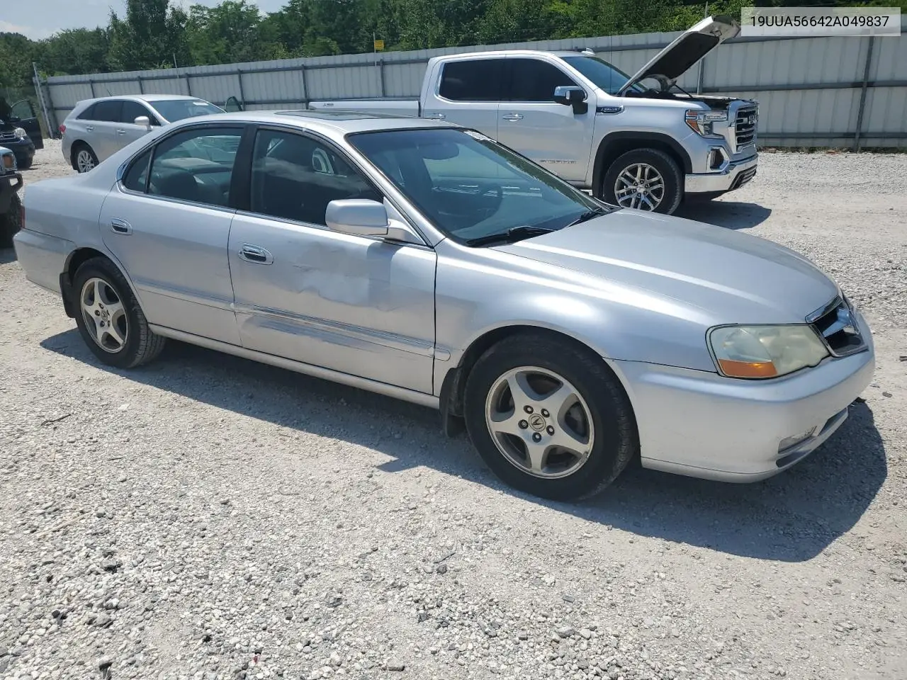 2002 Acura 3.2Tl VIN: 19UUA56642A049837 Lot: 60558125