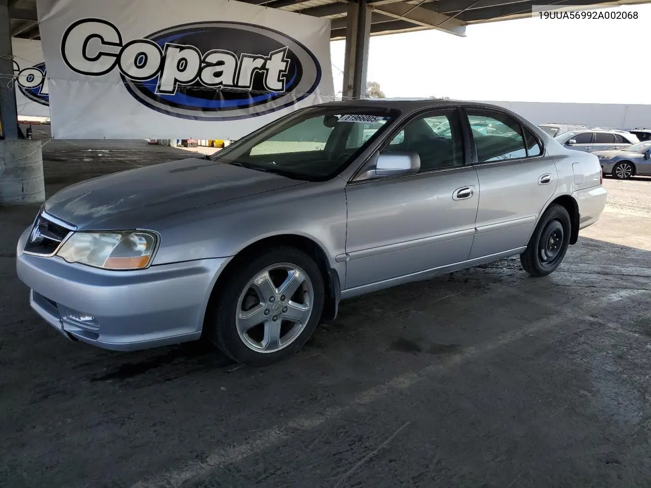 2002 Acura 3.2Tl Type-S VIN: 19UUA56992A002068 Lot: 61966005