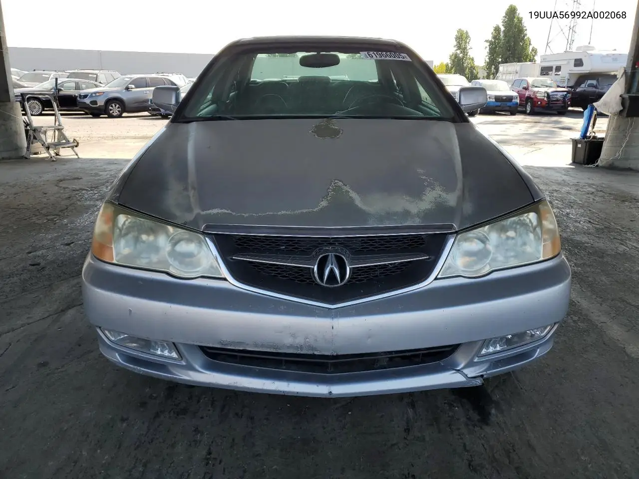 2002 Acura 3.2Tl Type-S VIN: 19UUA56992A002068 Lot: 61966005