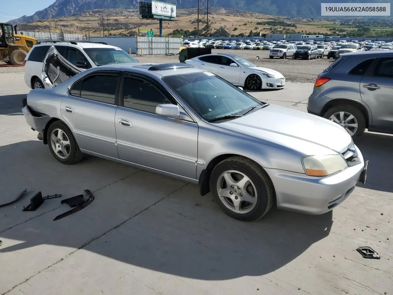 2002 Acura 3.2Tl VIN: 19UUA566X2A058588 Lot: 62114575