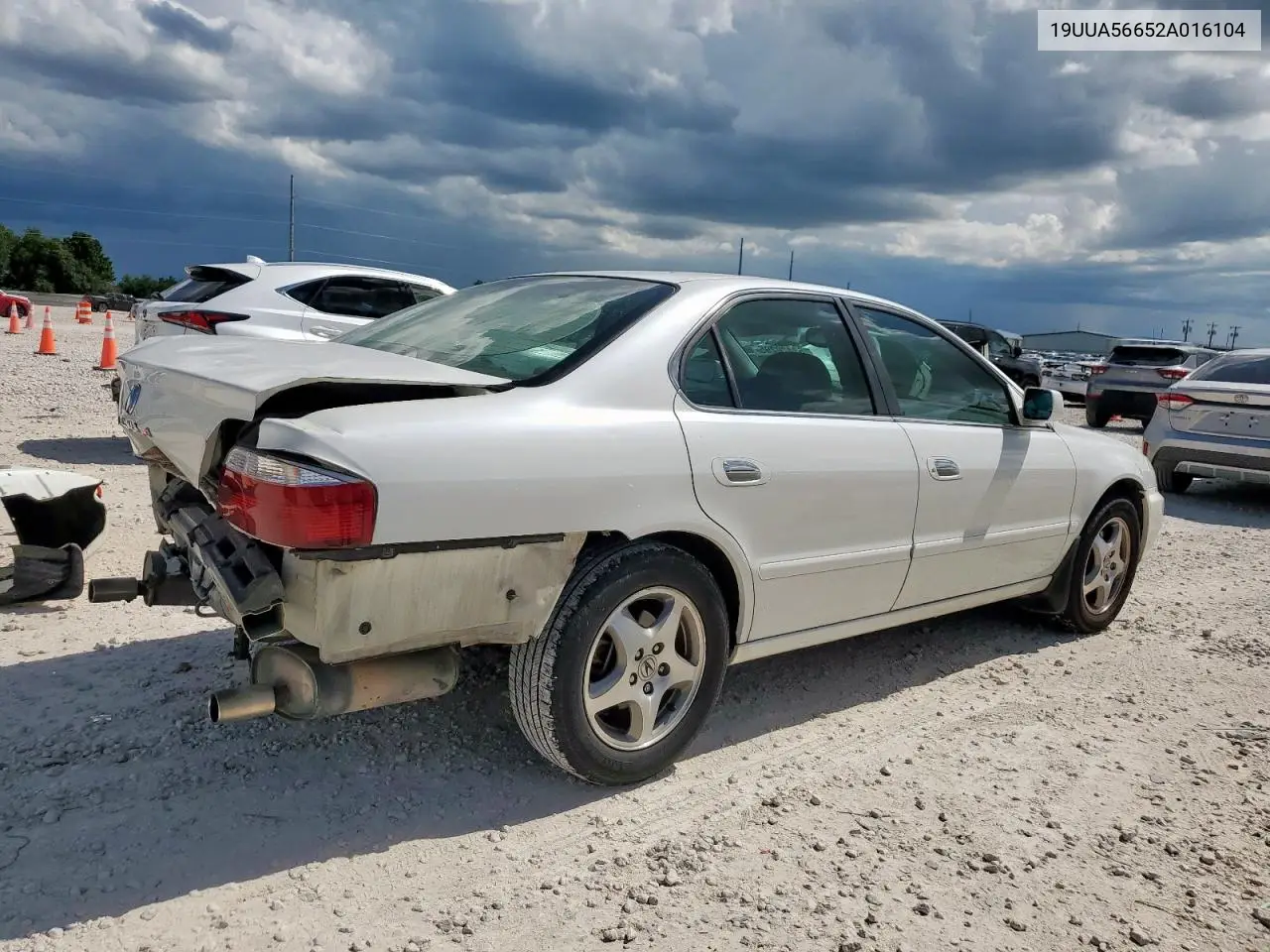 2002 Acura 3.2Tl VIN: 19UUA56652A016104 Lot: 62420295