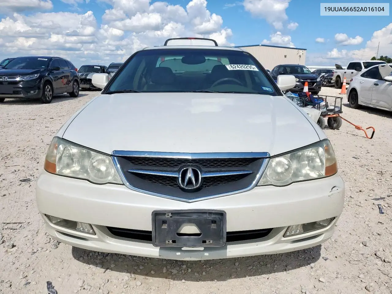 2002 Acura 3.2Tl VIN: 19UUA56652A016104 Lot: 62420295