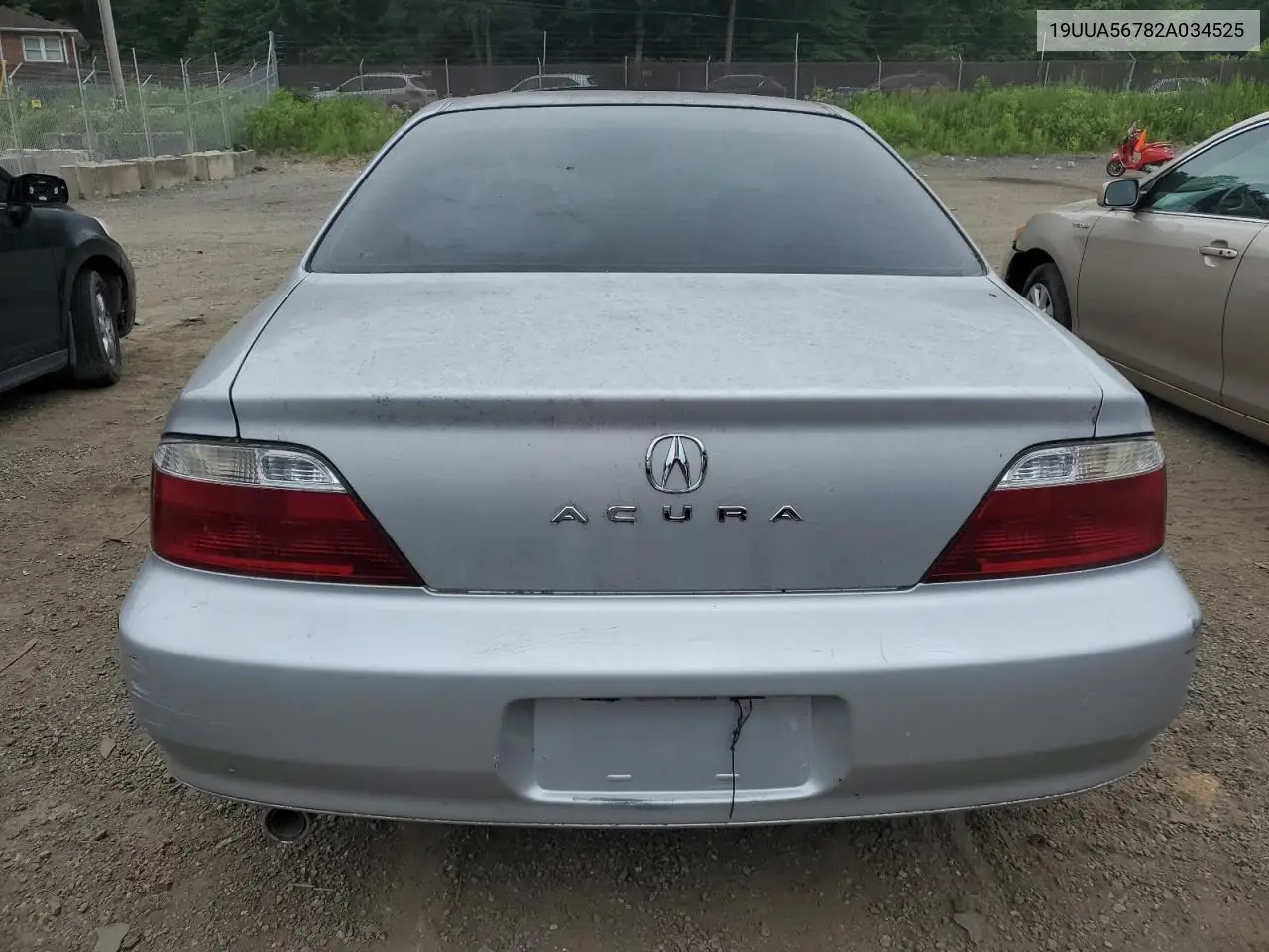 2002 Acura 3.2Tl VIN: 19UUA56782A034525 Lot: 62658955