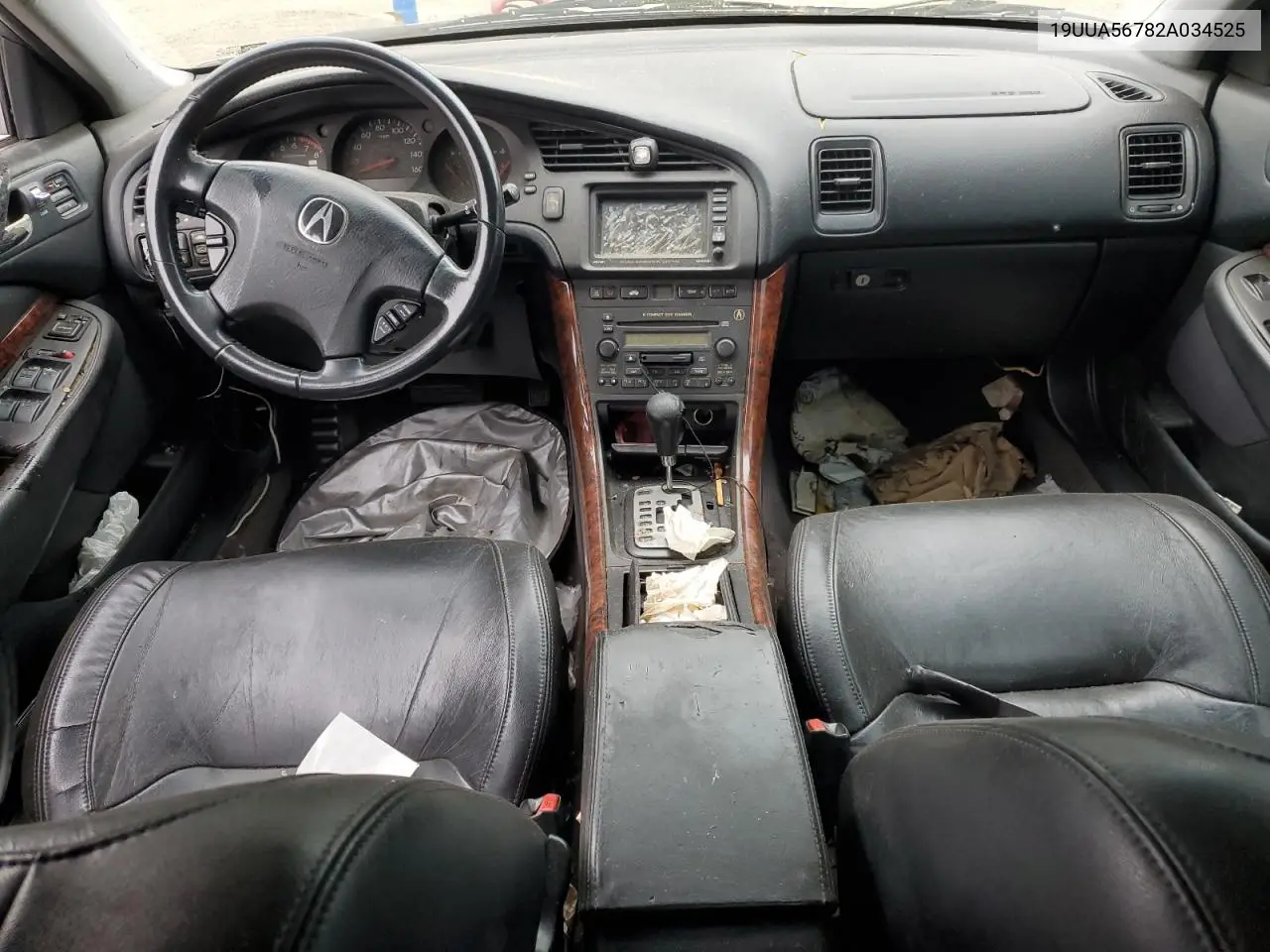 2002 Acura 3.2Tl VIN: 19UUA56782A034525 Lot: 62658955