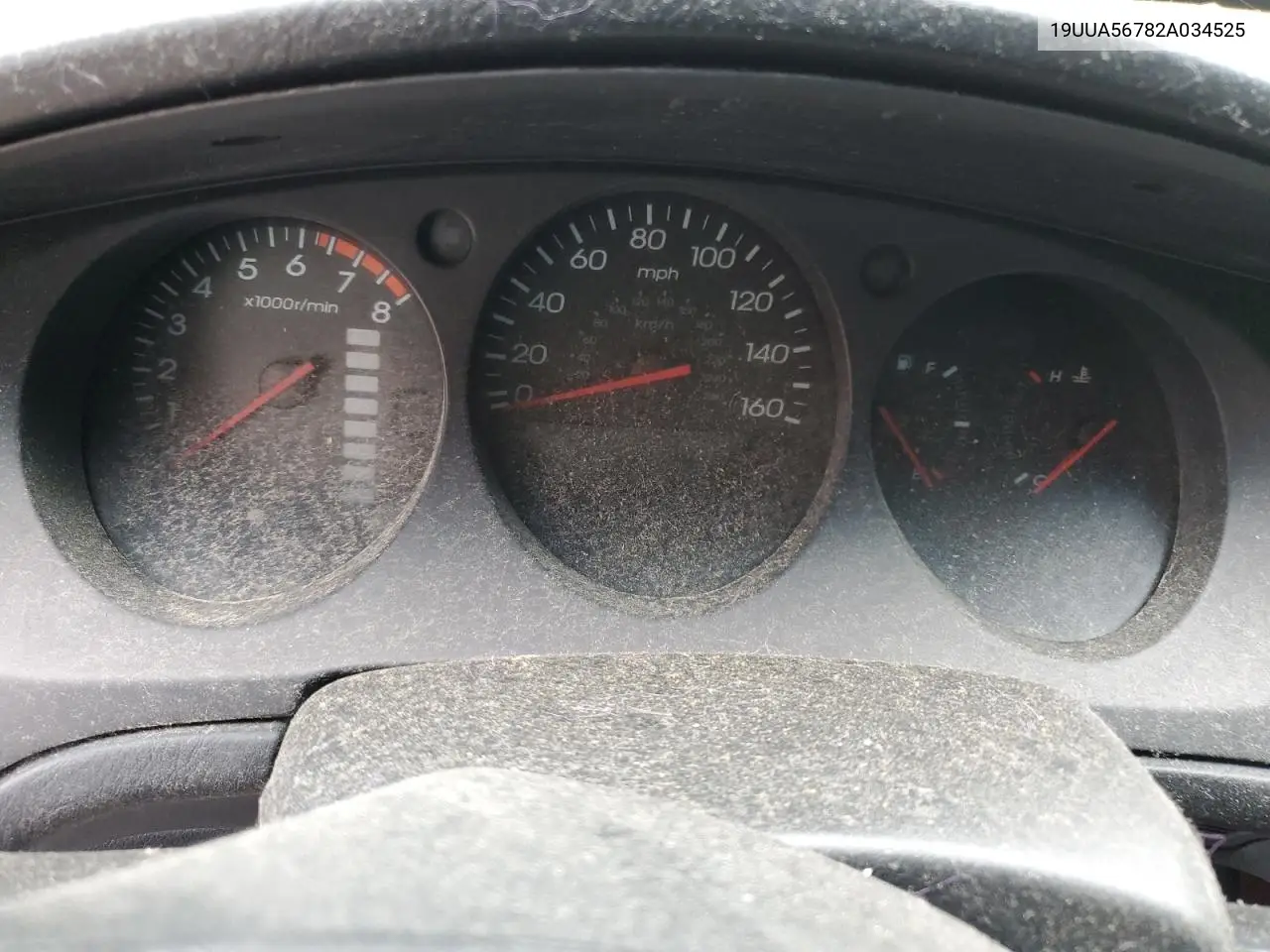 2002 Acura 3.2Tl VIN: 19UUA56782A034525 Lot: 62658955