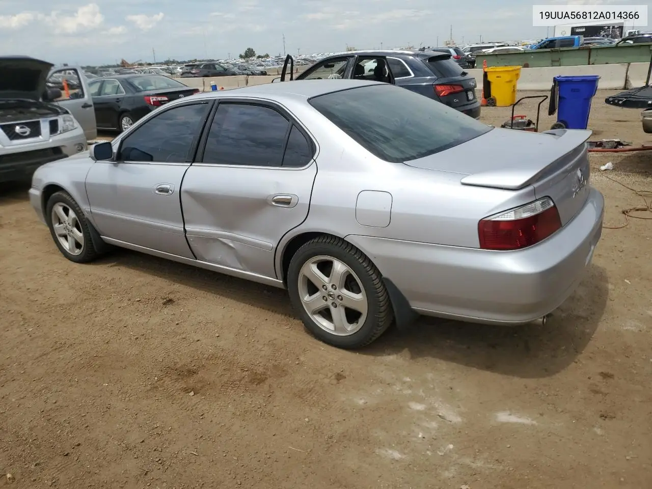 2002 Acura 3.2Tl Type-S VIN: 19UUA56812A014366 Lot: 65812155