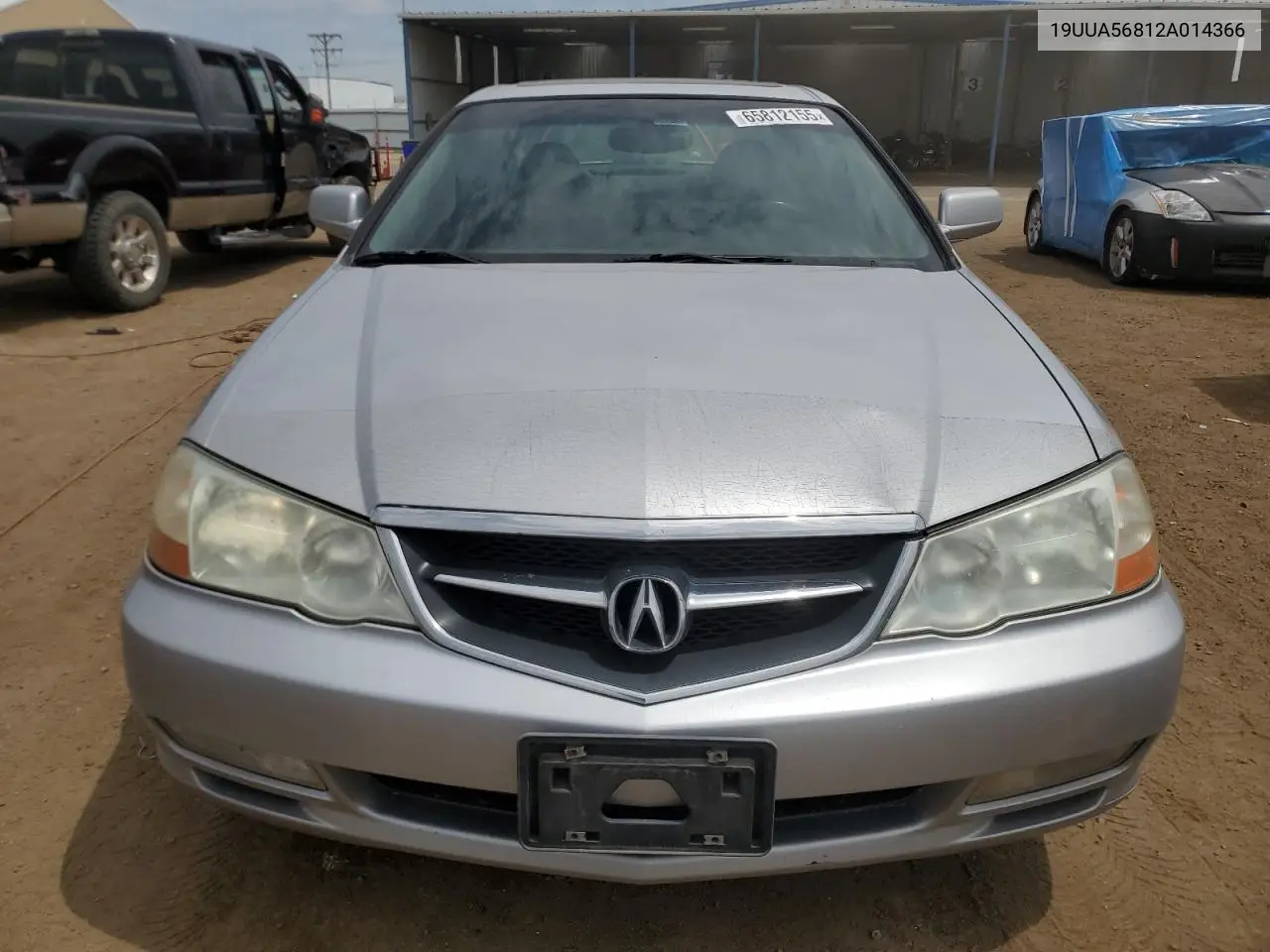 2002 Acura 3.2Tl Type-S VIN: 19UUA56812A014366 Lot: 65812155