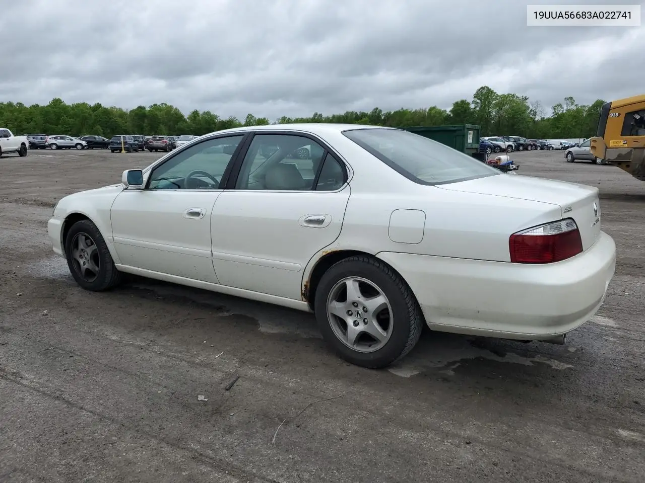 2003 Acura 3.2Tl VIN: 19UUA56683A022741 Lot: 56367205