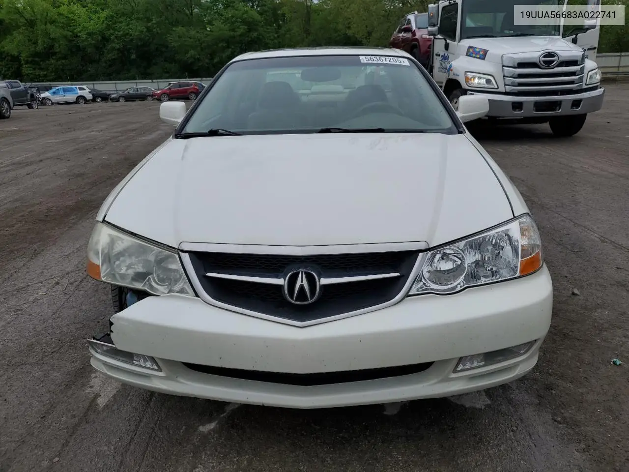 2003 Acura 3.2Tl VIN: 19UUA56683A022741 Lot: 56367205