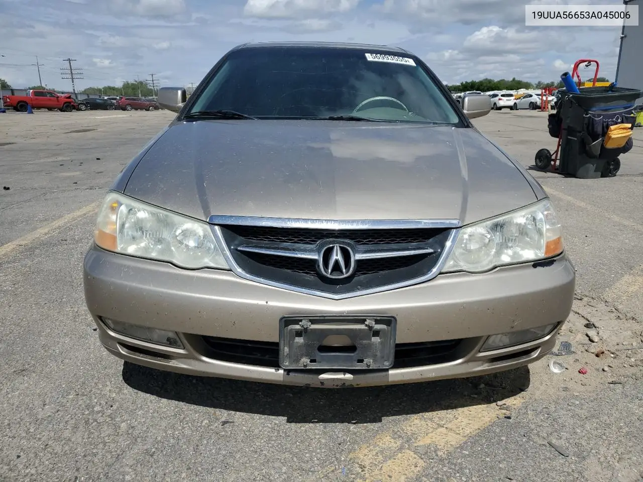 2003 Acura 3.2Tl VIN: 19UUA56653A045006 Lot: 56993555