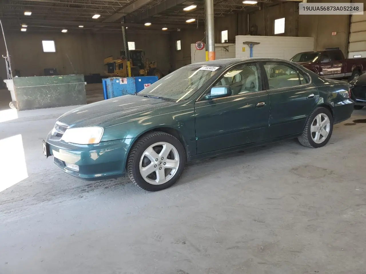 2003 Acura 3.2Tl Type-S VIN: 19UUA56873A052248 Lot: 57102405
