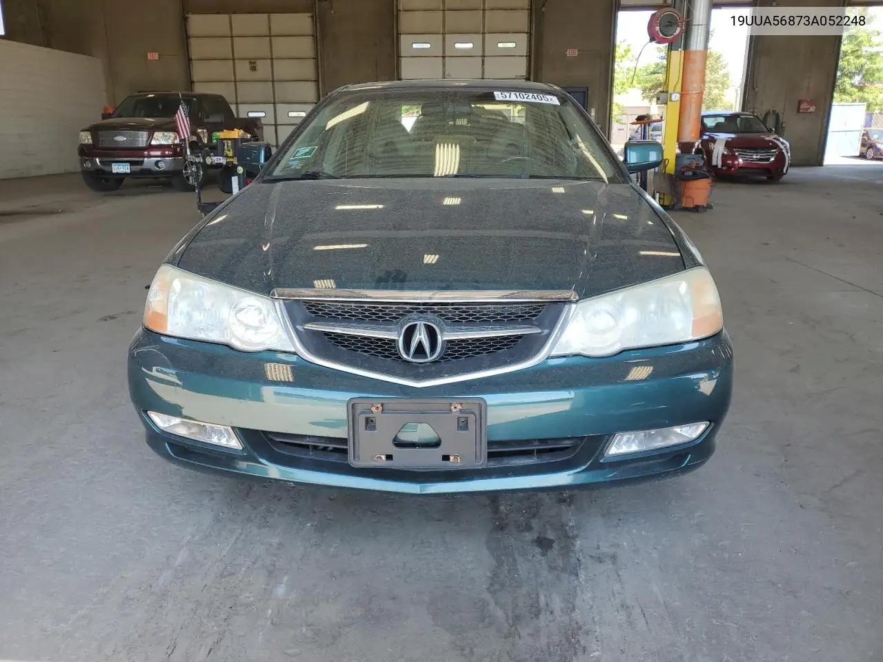 2003 Acura 3.2Tl Type-S VIN: 19UUA56873A052248 Lot: 57102405