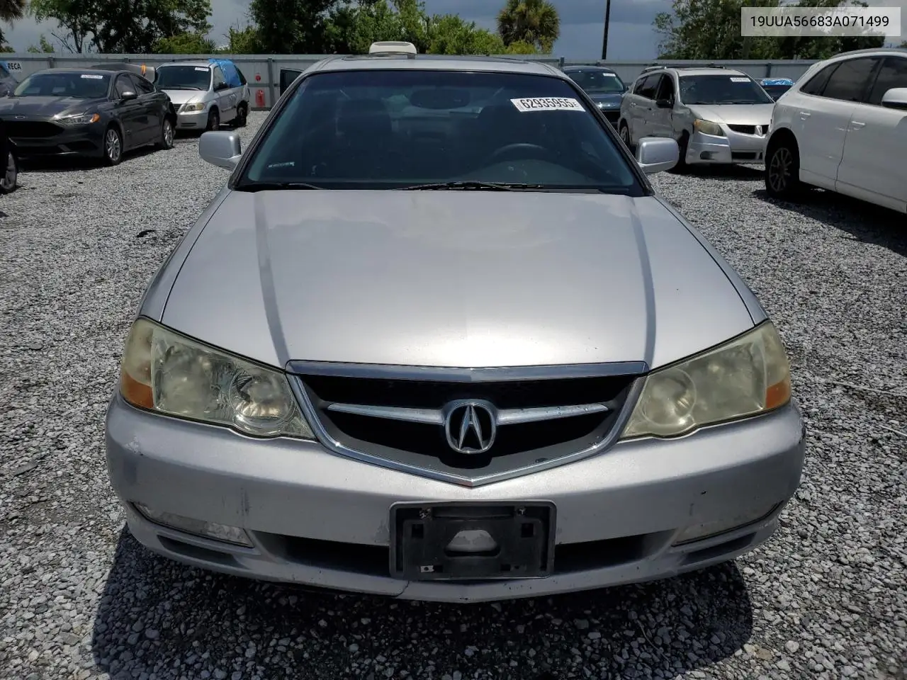 2003 Acura 3.2Tl VIN: 19UUA56683A071499 Lot: 62935955