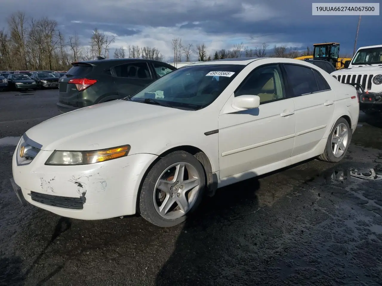2004 Acura Tl VIN: 19UUA66274A067500 Lot: 49515565