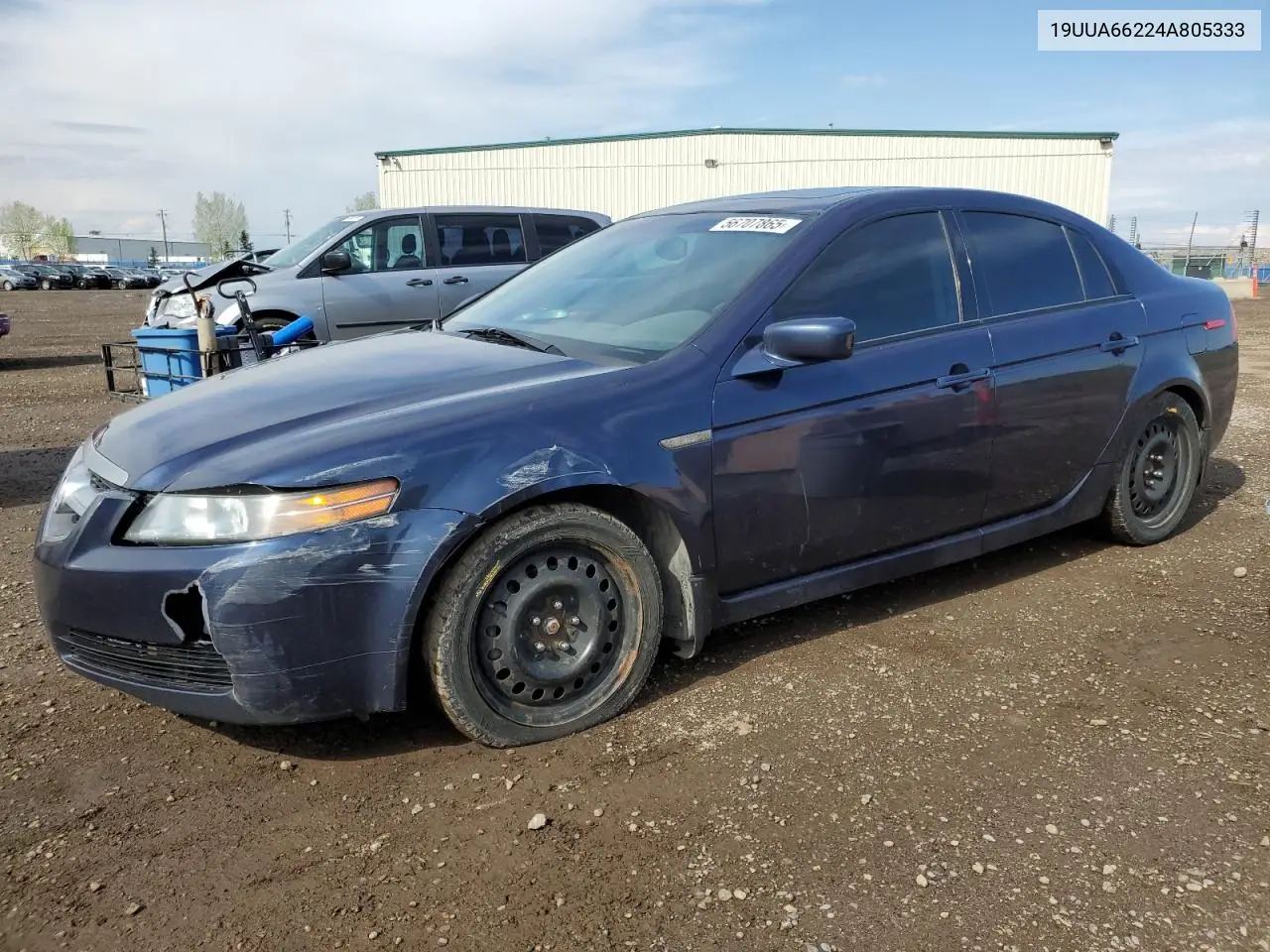 2004 Acura Tl VIN: 19UUA66224A805333 Lot: 56707865