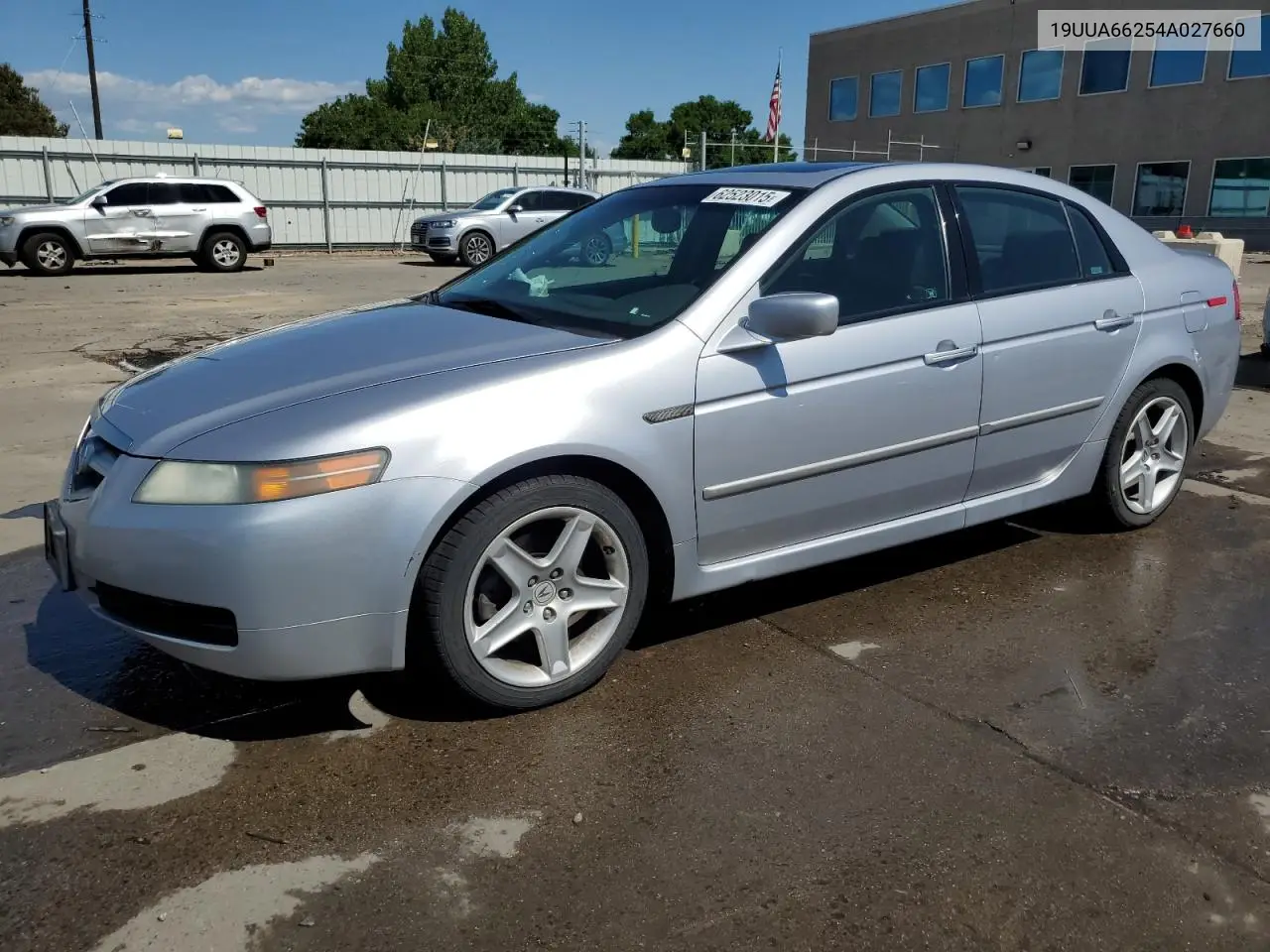 2004 Acura Tl VIN: 19UUA66254A027660 Lot: 62523015