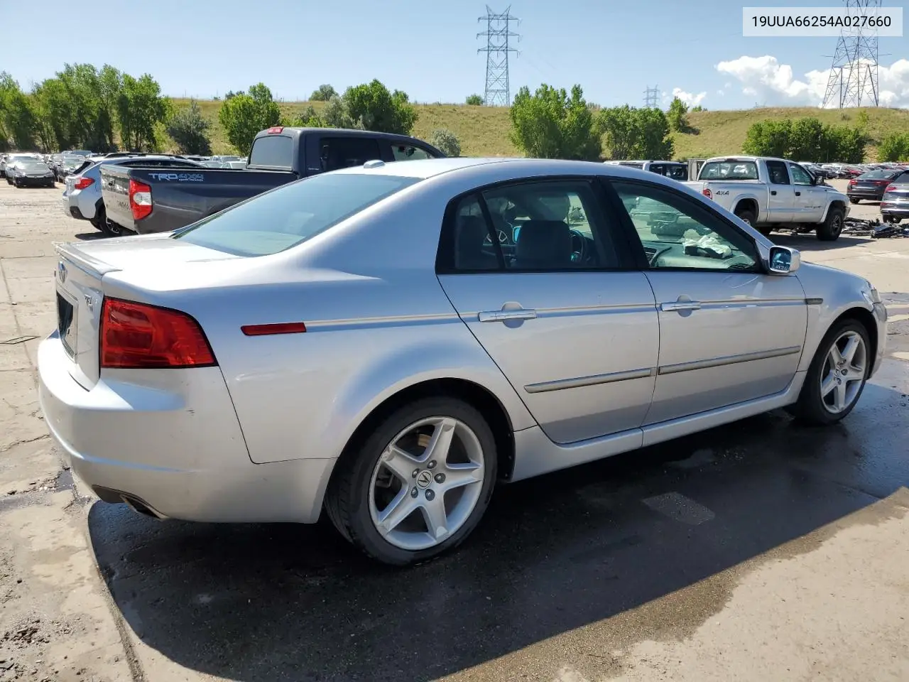 2004 Acura Tl VIN: 19UUA66254A027660 Lot: 62523015