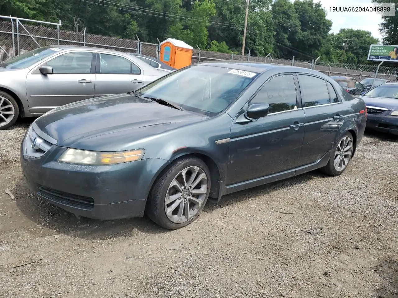 2004 Acura Tl VIN: 19UUA66204A048898 Lot: 62689125