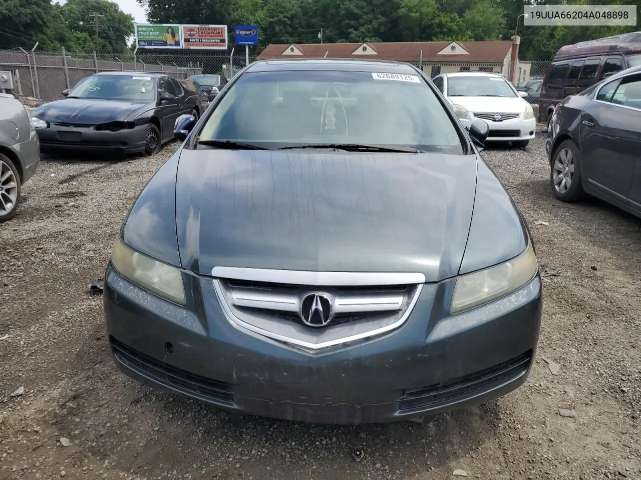 2004 Acura Tl VIN: 19UUA66204A048898 Lot: 62689125