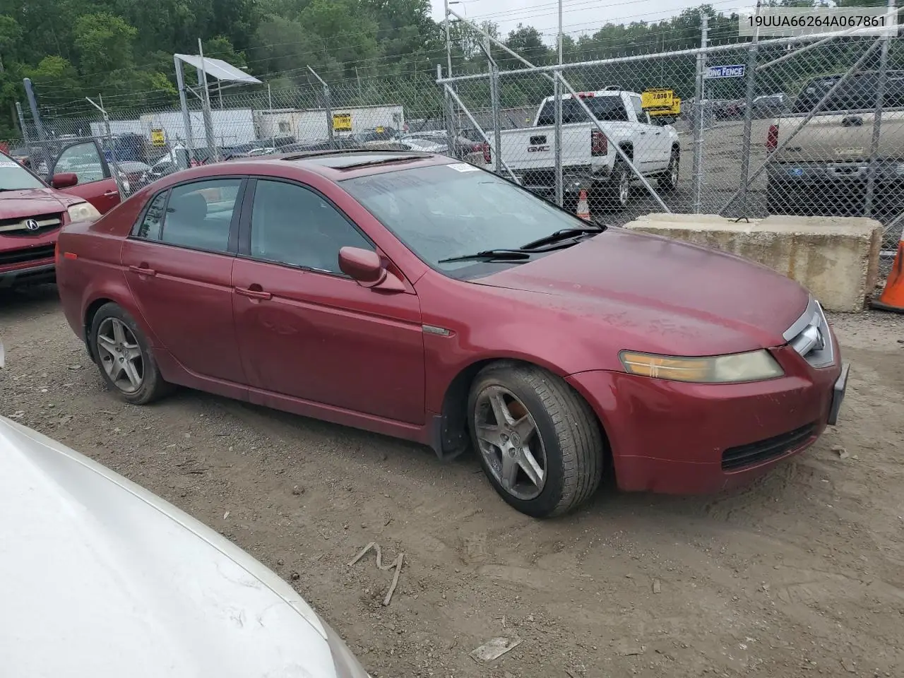 2004 Acura Tl VIN: 19UUA66264A067861 Lot: 62689785
